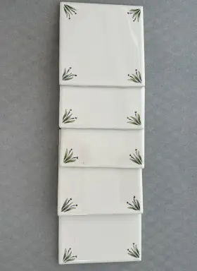 75008dm Banan Appeal Ceramic Tiles 4 Inch X White Smooth Gloss Primavera Field For Five