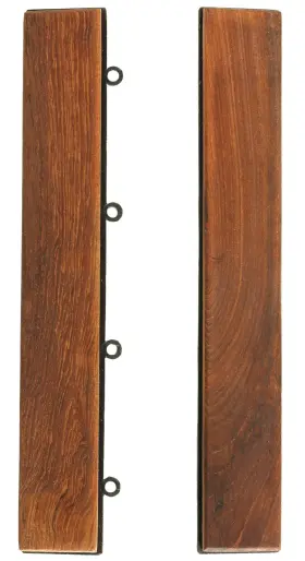 Bare Decor 745332568568 Ez-floor End Trim Piece Interlocking Flooring In Solid Teak Wood Set Of 2 Bare Decor 745332568568 Ez-floor End Trim Piece Interlocking Flooring In Solid Teak Wood Set Of 2