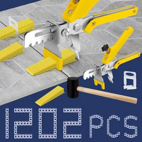 Baumfeuer Tls-4.27 Tile Leveling System With Plier And Rubber Mallet 1000 1/8