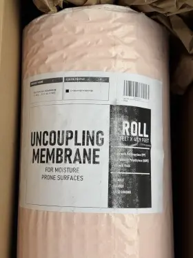 X0045z9ol3 Bb Care 150 Sq Ft Uncoupling Membrane 1/8 Inch Tile Underlayment Roll Open Box New