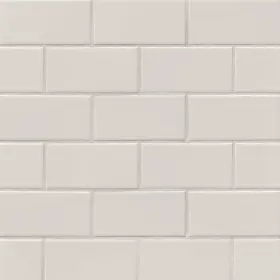 Bedrosians 689195820367 Traditions 3 Inch X 6 Matte Ceramic Tile Tender Gray 80-pack 10 Sf