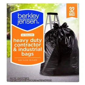 Hv-d3ep-2agp Berkley Jensen Heavy Duty Contractor And Industrial Bags - 42 Gallon 32 Count