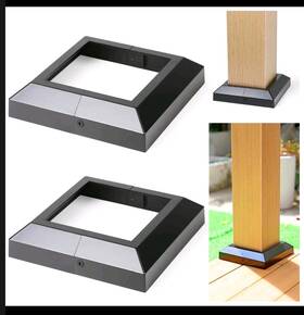 Bitals Wppc-5.5-b2 2 Pcs 6x6 Actual 5.5 Inch X5.5 Aluminum Deck Post Base Cover For Railings