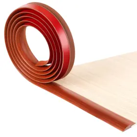 Xybt008 Bnell Floor Transition Strip Pvc Self Adhesive 9.84ft Red Teak Wood Grain