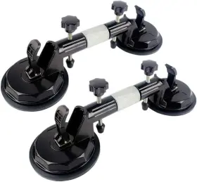 Bomeiqee 771423254433 2pcs Granite Seam Setter Adjustable Vacuum Suction Cup Seamless Stone Set