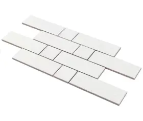 Lw0319100 Boutique Ceramic 9x15-in Subway Mosaic Wall Tile 78 Count New