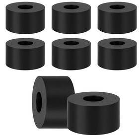 Brand Alrhso 696881 8 Pcs 1/2 Inch Rubber Spacer Washers For Bolts 1 Od X 3/8 Id 1/2