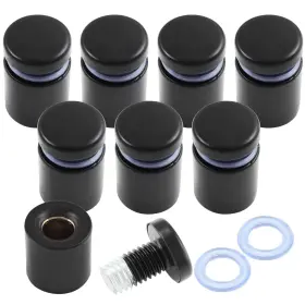 2203100003 Brand Auvotuis 8pcs 3/4 X 1 Inch Stainless Steel Standoff Screws Sign Holders Black