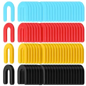 692429 Brand Hekoujiub 400 Pcs Plastic Shims U Shaped Tile Spacers Horseshoe For