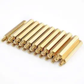 210127 Brand Hxchen 20pcs M4 X 35mm 6mm Male Female Thread Brass Hex Standoff Spacer Screws 210127 Brand Hxchen 20pcs M4 X 35mm 6mm Male Female Thread Brass Hex Standoff Spacer Screws