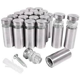 Brand Ifuctye Ifuctye-5 Standoff Screws 20 Pcs 1/2 X 1.18in Stainless Steel Glass