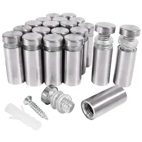 Ifuctye-5 Brand Ifuctye Standoff Screws 20 Pcs 1/2 X 1.18in Stainless Steel Glass