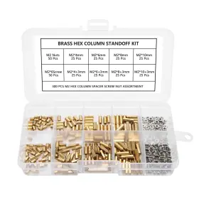 43398-16606 Brand Mayitr 300pcs M2 Brass Standoff Kit Hex Column Spacer Screw