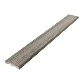 324920736 Branded Capped Composite Deck Board 1 In X 6 12 Ft Stone Gray Square Edge