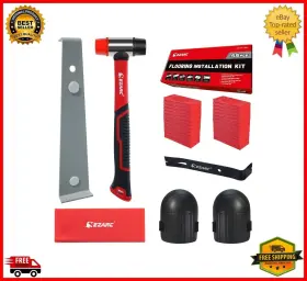 81ft1901 Branded 55-piece Vinyl Plank And Laminate Flooring Tools Lvp Installation Kit With Heavy