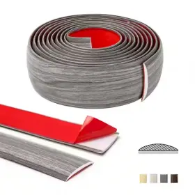 A179hd52 Branded Gray 1.57 Inch X 120 Self Adhesive Vinyl Transition Strip For Joining Floor