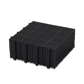 W2391p177557 Branded 12 X Inch Black Interlocking Deck Tiles Plastic Waterproof Anti-slip 12pcs