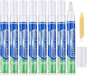 Branded01 705353798719 8 Pack Grount Wall Pen Tile Paint Marker Grout Repair Sealer For Bathroom