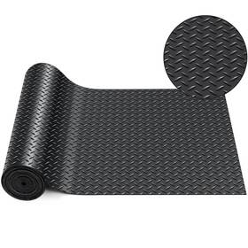 Breling Ai-breling-3870 12 In X 20 Ft Rubber Flooring Rolls Mats Heavy Duty Diamond Plate Ga