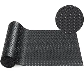 Ai-breling-3870 Breling 12 In X 20 Ft Rubber Flooring Rolls Mats Heavy Duty Diamond Plate Ga