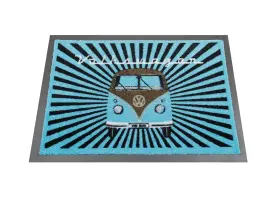Budm05 Brisa Vw Collection - Volkswagen Foot Mat Doormat Rug Shoe Dirt Trapper With