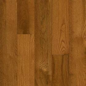 Bruce 313038965976 Plano Gunstock Oak 3/4 Inch T X 5 W Smooth Solid Hardwood Flooring 23.5 Sq.f