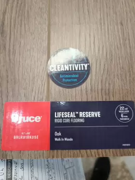 Bruce 840051553700 Lifeseal Reserve Lvp Flooring