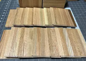 Ahs100lg Bruce Parquet 5 Sq Ft 6x6x5/16 Natural Solid Oak Tiles 20pc New