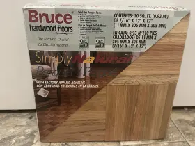 Ahs100sp Bruce Ahs101sp Simply Solid Oak Parquet Flooring 10 Sq Feet Total 7/16 12x12
