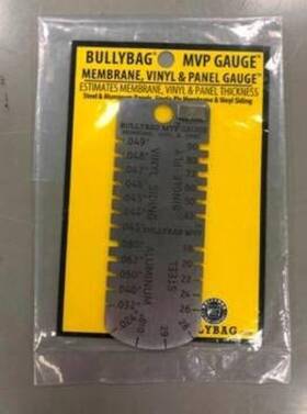 Bullybag 856325008883 Mvp Gauge - Membrane Vinyl And Panel