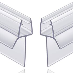 Butecare 759337661278 2-pack Frameless Shower Door Bottom Seal Ex Sweep -5/16ftft Clear