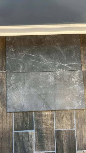 Caliber-tone C4-152 Caliber-tone Pulpis Anthracite Porcelain Floor Tile 12x24 Stone-look 8 Boxes