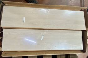 Cap-a-tread 01d-ca72031 Vinyl Overlay Stair And Reversible Riser X 2-ella Bay Oak New