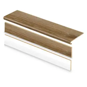 Cap A Tread 194760037243 Woodacres Oak 47 Inch L X 12.15 W 1.69 T Vinyl Stair And Reversib Cap A Tread 194760037243 Woodacres Oak 47 Inch L X 12.15 W 1.69 T Vinyl Stair And Reversib