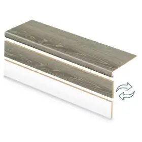 T2-3691 Cap-a-tread Sterling Oak 47 In X 12.15 2.28 Stair Reversible Riser T2 3691 T2-3691 Cap-a-tread Sterling Oak 47 In X 12.15 2.28 Stair Reversible Riser T2 3691