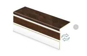 T2-4570-k Cap A Tread Laminate Stair Java Scraped Bel Marin Ky Bralton Mallard Molasses