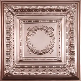 V3-emp-22cbr-6 Ceilume Ceiling Panel 2ft X Lay-in Or Glue-up Vinyl Faux Copper Case Of 6