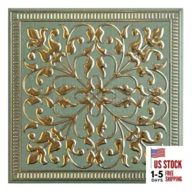 Wtrmt001-10 Chartwell Studio 10-pack Peel And Stick Backsplash Metal Tiles 8 Inch X Design Rustic Farmhouse