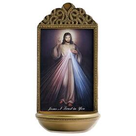 Christian Brands Yc912 Jesus Divine Mercy Holy Water Font - Marco Sevelli