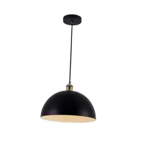 A920 Chuyue A920/350 Black Outside And White Inside Chandelier 13.7 Inches Modern Industrial