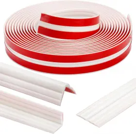 Ci-wallmoldingtrim-16.4ft Cididu Flexible Wall Corner Protector Trim Peel And Stick Molding Self-adhesive