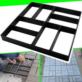 Cjgq 647726989617 Concrete Molds Reusable Walk Maker Paver Path Yard Patio 8 Grid