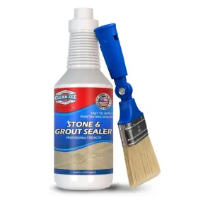 Clean-eez Cleaning Products 850031038301 Grout Sealer And Stand-up Brush Combo Ultimate Floor Tile Shower S Clean-eez Cleaning Products 850031038301 Grout Sealer And Stand-up Brush Combo Ultimate Floor Tile Shower S