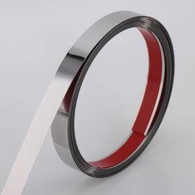 Coengwui Jst-jmy-6mx2.5cm Peel And Stick Metal Molding Trim Self-adhesive Stainless Steel For