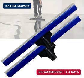 Cologlaby 719559429483 2 Pack 16 Inch Teeth Notched Squeegee Epoxy Floor With 0.16