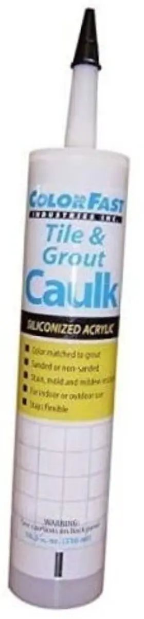 Color Fast Industries 637570903518 Caulk Matched To Custom Building Products Winter Gray Sanded