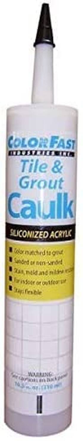 Colorfast Industries 751778988204 Color Fast Caulk Matched To Custom Building Products Greystone Sanded