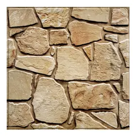 Com-c123 Commomy 10 Pcs Fieldstone 3d Wall Panels - 11.8 Inch X11.8 Peel And Stick Tiles Ultr