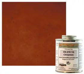 400-600sq Concrete Resurrection Cr-210-1g Fast Drying Stain-professional-easy To Use Ft Cinnamon