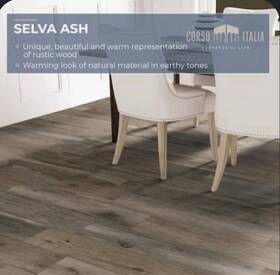 Corso Italia 610010002200 8 Inch X40 Selva Ash Matte Porcelain Wood-look Tile - New In Boxes 17